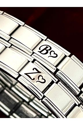 دستبند استیل (فولاد) طوسی استیل ضد زنگ Vamoria - کد 950609886