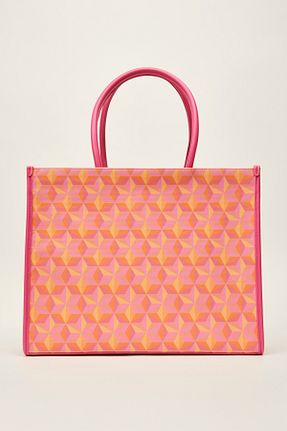 کیف دوشی صورتی زنانه چرم مصنوعی Ted Baker - کد 950609159
