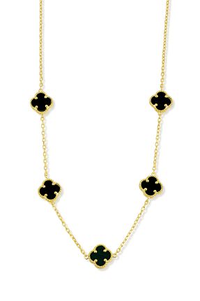 گردنبند نقره مشکی زنانه 925 عیار Argentum Concept - کد 950637298