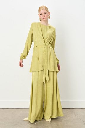 ست بالاتنه و پائین تنه حجاب رنگی زنانه رگولار Nihan - کد 950632882