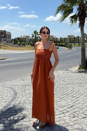 لباس نارنجی زنانه بافتنی oshebu - کد 950649252
