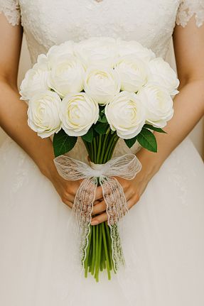 دسته گل عروس mtemin - کد 950650007