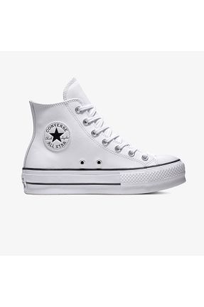 کفش اسنیکر سفید زنانه بند دار Converse - کد 75714810