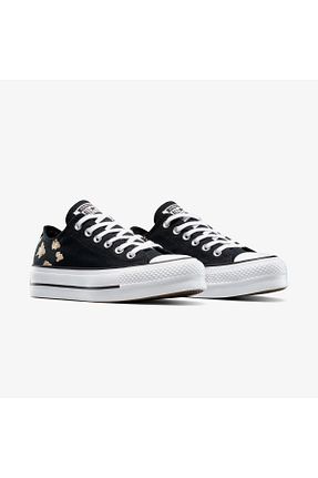 کفش اسنیکر مشکی زنانه بند دار Converse - کد 948339257