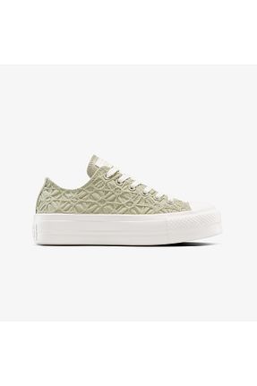 کفش اسنیکر سبز زنانه بند دار Converse - کد 942374586