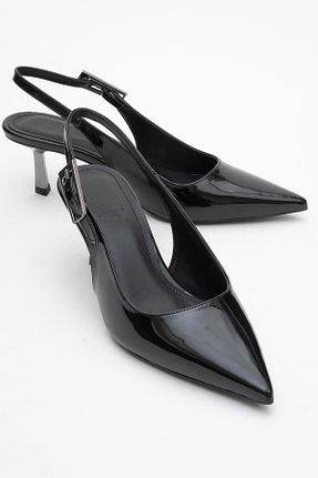 کفش استایلیتو مشکی پاشنه نازک luvishoes - کد 950846094