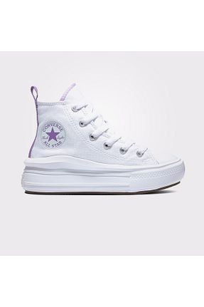کفش اسنیکر سفید بچه گانه بند دار Converse - کد 865338606