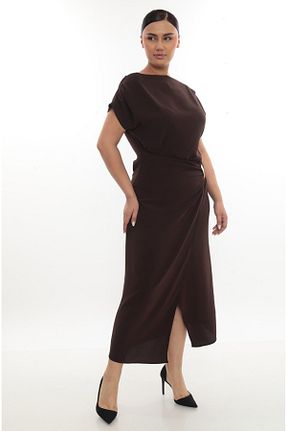 لباس قهوه ای زنانه بافتنی Budvaa - کد 950917087
