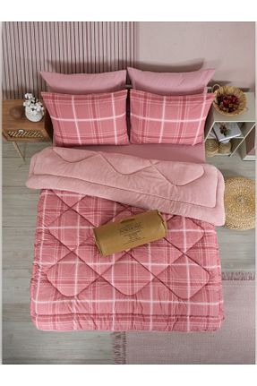 ست لحاف و روکش لحاف و روکش بالش دو نفره رنگی پنبه ای Sudemhome - کد 950914910