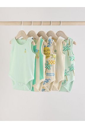 بادی و سرهمی نوزادی رنگی بچه گانه پنبه ای Next Baby - کد 950988393