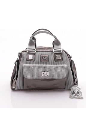 کیف دستی طوسی زنانه پلی استر ÇÇS - کد 780878824