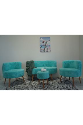 ست مبلمان چای خوری فیروزه ای eda hacıoğlu edam bedding group - کد 951072576