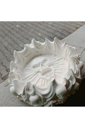زیر سیگاری سفید Alçı cemo - کد 951143494