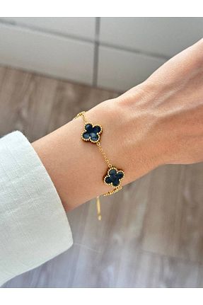 دستبند استیل (فولاد) مشکی زنانه استیل ضد زنگ YOUES JEWELRY - کد 951262548