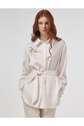 تونیک حجاب قهوه ای زنانه بافتنی Kayra - کد 951273697