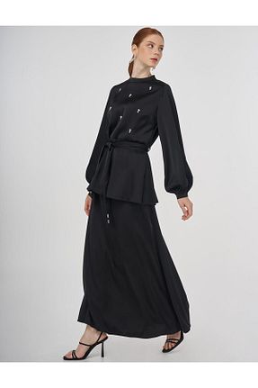 ست بالاتنه و پائین تنه حجاب سبز زنانه رگولار Kayra - کد 951273723