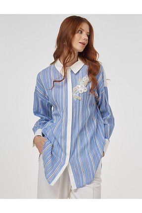 تونیک حجاب قهوه ای زنانه بافتنی Kayra - کد 951273713