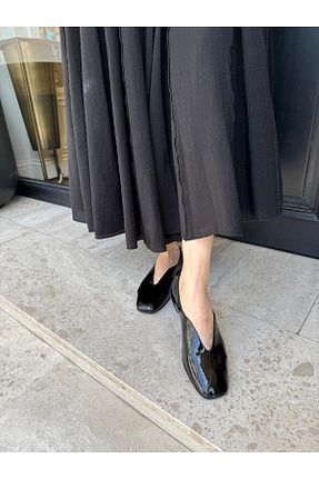 بابت مشکی زنانه چرم خالص BABLACK - کد 951534635