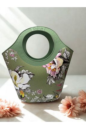 کیف دستی سبز سایز متوسط QUTU - کد 951529206