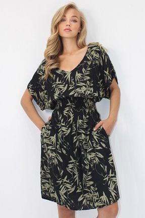 لباس خاکی زنانه بافتنی Trend Alaçatı Stili - کد 950629314