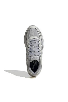 کفش اسنیکر طوسی زنانه بند دار adidas - کد 887266009