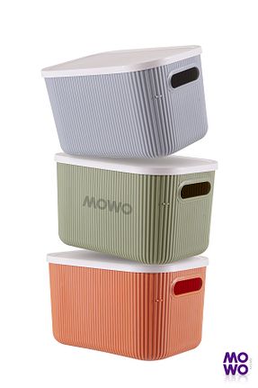 سبد رنگی پلاستیک Mowo Home - کد 949448164