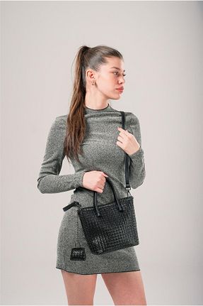 کیف دوشی مشکی زنانه پلی استر ÇÇS - کد 934117141
