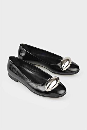 بابت مشکی زنانه چرم خالص Elle - کد 861481348