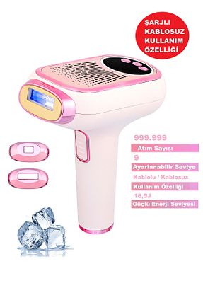 دستگاه لیزر موهای زائد IPL صورتی بی سیم Bright Elegance - کد 949558645