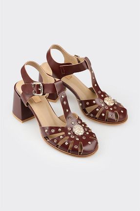 کفش کژوال قهوه ای زنانه چرم خالص Elle - کد 845019374