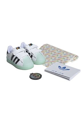 کفش دو و میدانی و تمرینی سفید بچه گانه adidas - کد 838683919