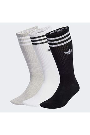 جوراب سفید زنانه پنبه ای adidas - کد 864767492