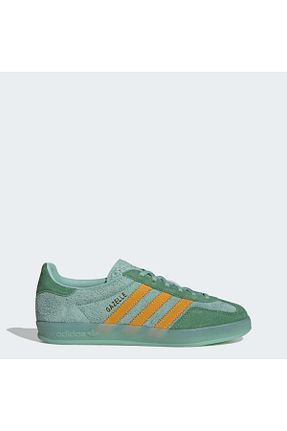 کفش اسنیکر سبز زنانه بند دار adidas - کد 862669378