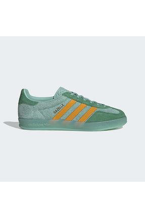 کفش اسنیکر سبز زنانه بند دار adidas - کد 862669378