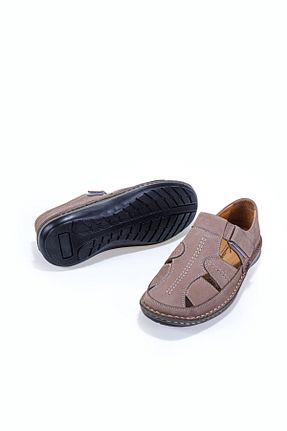 صندل بژ مردانه پاشنه تخت Vantaggio - کد 929404582