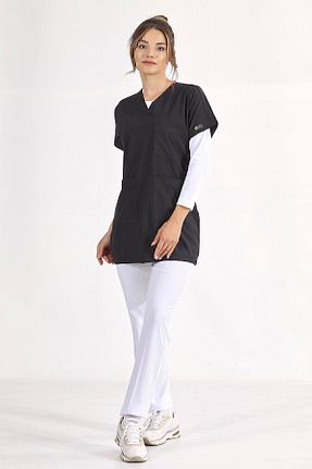 لباس کار سرمه ای ÇİZGİ MEDİKAL - کد 761632401