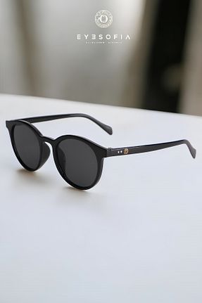 عینک آفتابی مشکی زنانه UV400 Eyesofia - کد 788421911