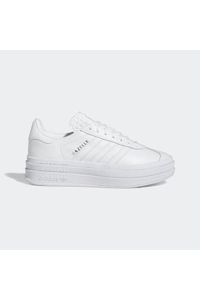 کفش اسنیکر سفید زنانه بند دار adidas - کد 801390166