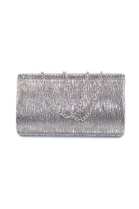 کیف مجلسی متالیک زنانه پارچه ای KEEBA - کد 937574168