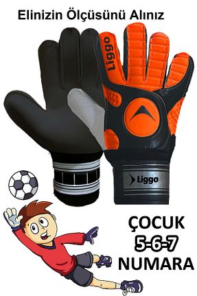 دستکش دروازه بانی نارنجی Liggo - کد 848823624
