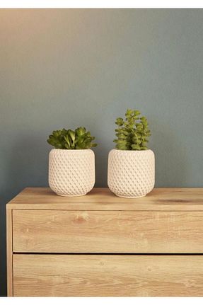 گلدان سفید Lea Concept - کد 937466758