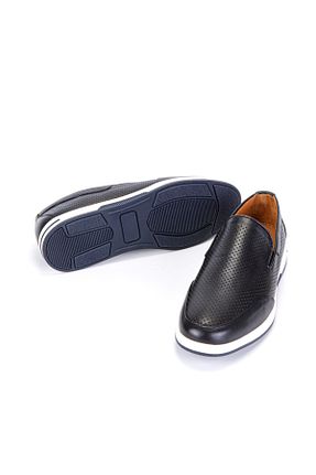 کفش لوفر مشکی مردانه چرم خالص Vantaggio - کد 942494687