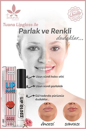 براق کننده لب صورتی Tuana Kozmetik - کد 814115927