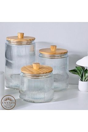 کوزه شیشه ای قهوه ای شیشه Enyaza Home - کد 842863405