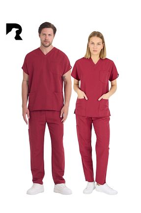 لباس کار زرشکی Raven Uniform - کد 865734293