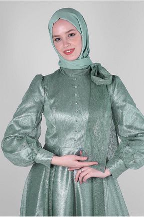 شال سبز زنانه پلی استر Alvina - کد 805316810