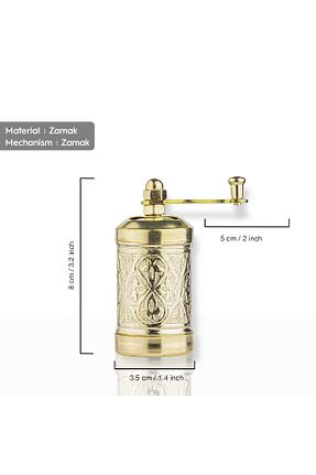 آسیاب قهوه و ادویه زرد استیل (فولاد) Glios - کد 866997367