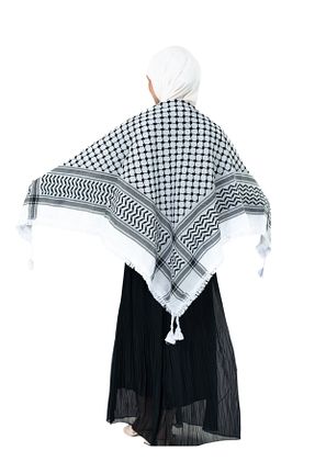 شال مشکی زنانه پنبه ای Zaytoon - کد 833664154