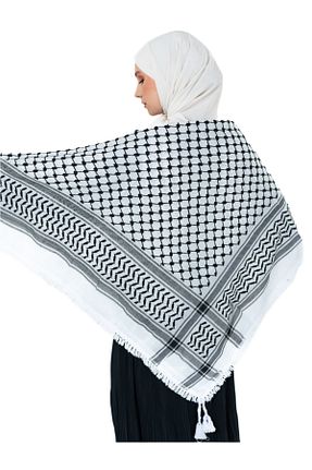 شال مشکی زنانه پنبه ای Zaytoon - کد 833664154