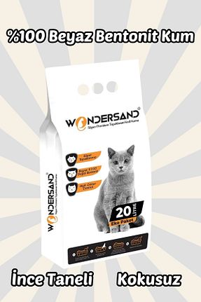 شن گربه Doğal/Bentonit Kumlar wondersand - کد 417898376